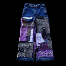 Load image into Gallery viewer, cropped paisley cowboy denim