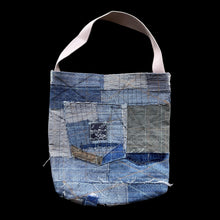 Load image into Gallery viewer, overstitched bucket bag